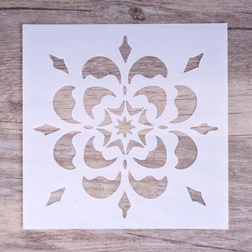 15 cm DIY Craft Layering Stencils For Walls Painting Scrapbooking Stamping Stamps Album Decorative Embossing Paper Cards