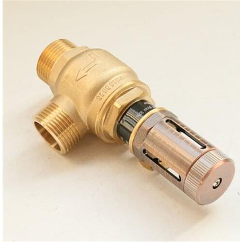 Visually Adjustable Differential Pressure Bypass Valve Floor Heating And Air Conditioning Accessories Adjustable