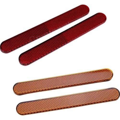 Motorcycle Rear Mudguard Fender Reflectors Case Reflective Stickers For Harley Sportster XL883 XL1200 2007-2018 08 09 10 11 12