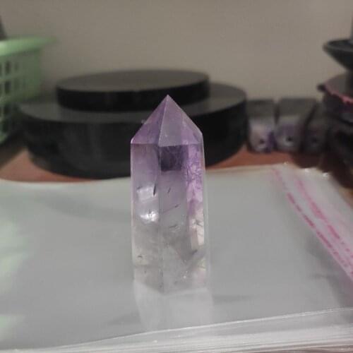 1kg 4-6cm Natural Amethyst Crystal Point Energy Stone Quartz Healing Stone Crystal Reiki Wand Home Decoration Polished Crafts