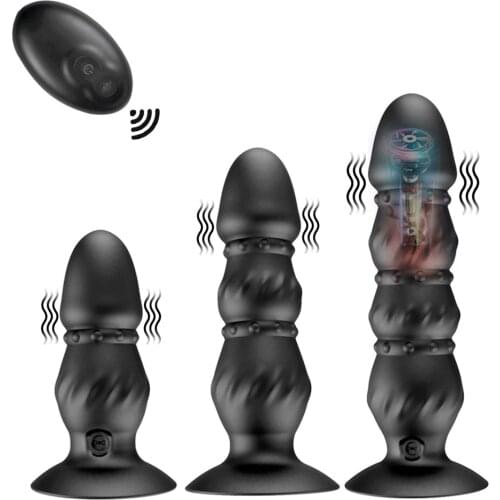 10 Modes Prostate Massager Male Sex Toys Anal Plug Prostate Stimulator Butt Plug Anal Sex Products For Men Gays Remote Control