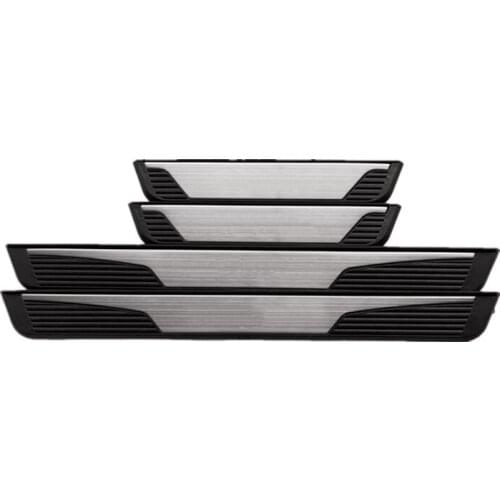 For Chevrolet Trax 2014 2015 2016 Stainless Steel Door Sill Trim Protectors Guard Cover Trim Car Styling accessories 4pcs