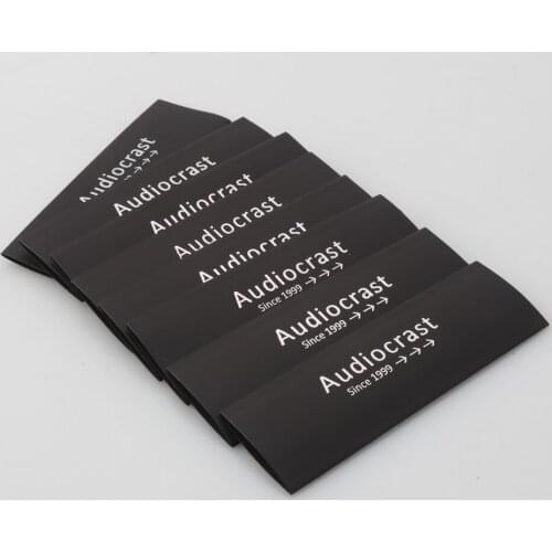 8PCS Audiocrast Heat Shrink Tube with Arrow Insulated Sleeving Tubing for DIY RCA SPeaker hifi audio cable