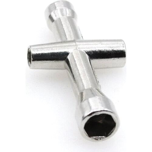 Toys Accessory 4/5/5.5/7mm Cross Wrench Sleeve for Spanner M4 RC HSP 80132 For Model Car Wheel Tool
