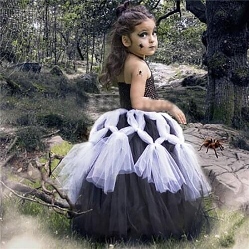 Dress for Girls Black Ball Gown Tutu Teenagers Long Dresses Vestido Kids Dress for Girl Party Casual Dress Baby Children Clothes