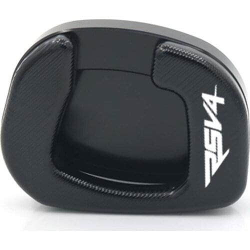 For Aprilia RSV4 RR RSV 4 RF 15-18 TUONO 11-14 enlarger pad RSV4RR RSV4RF Side Kickstand Stand Extension Support Plate Black