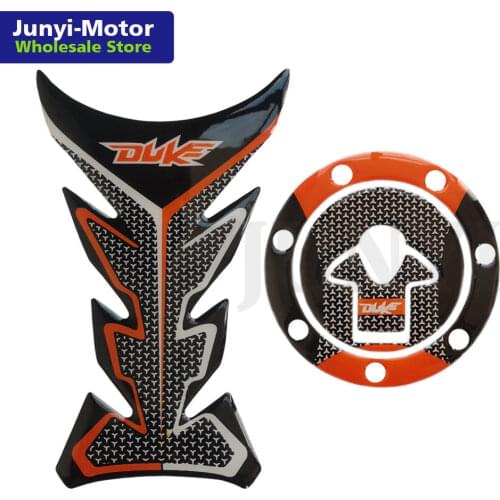 For KTM DUKE 390 2013-2014 DUKE 200 2012-2014 Motorcycle Sticker Tank Pad Gas Cap Cover Protector 3D Raise Racing Fairing Decal