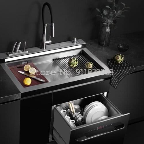 Household Integrated Sink, Dishwasher, Integrated Cabinet, Intelligent Automatic 8 Sets Of Disinfection And Drying Embedded