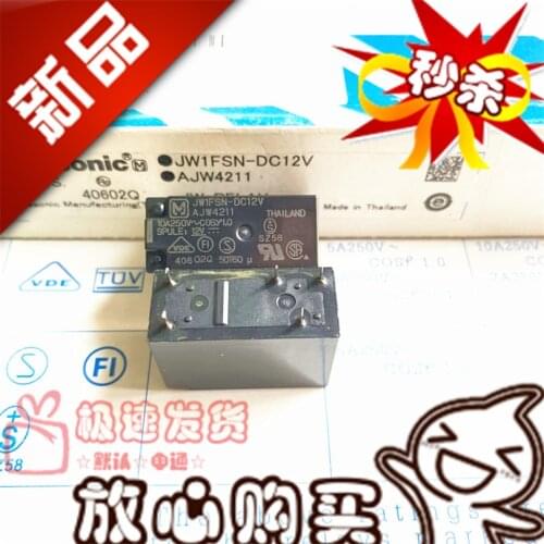 Brand New & Original JW1FSN-DC12V DC24V Relay 5 Feet 10A AJW42121 State-of-the-Art