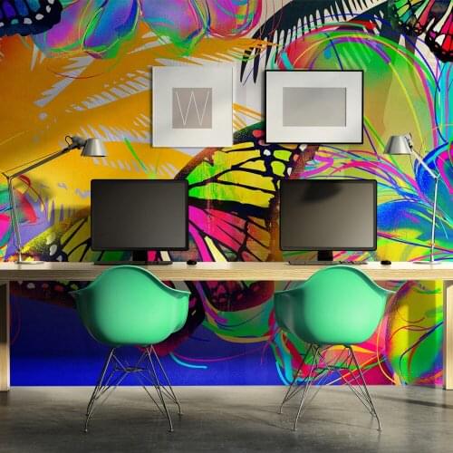 Wall mural-Butterflies in the stomach - 400x309 cm