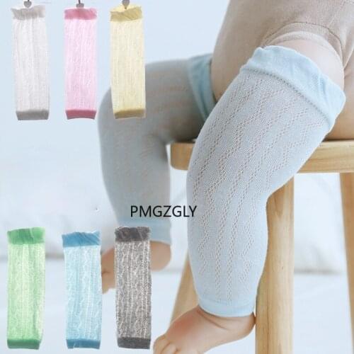 Boys girls Leg Warmers Baby long sleeve over the knee Summer super thin anti mosquito socks Cotton air conditioning kneepad