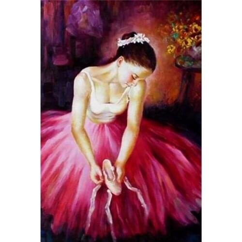 Russian Ballet Dancer Embroidery Cross Stitch Kits Diamond Painting Rhinestone Needlework Crafts Home Decor Picture By Numbers