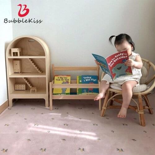 Bubble Kiss Carpets For Childrens Room Olive Blossom Pattern Home Bedside Kid Game Crawl Rugs Photography Props Decor Floor Mat