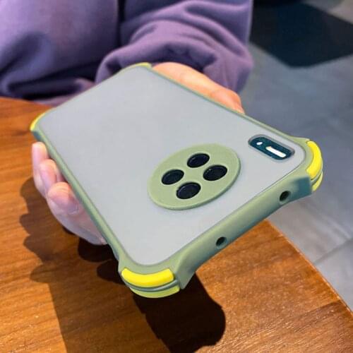 Matte Silicone Shockproof Bumper Phone Case For Huawei P30 P40 Lite P50 Pro Honor 30 30S 20 9A 9X 9S Y5 Y6 Y7 Y9 Prime 2019 Case