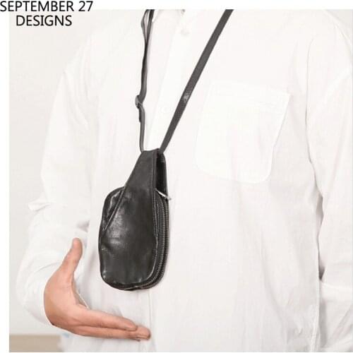 New Fashion Mini Messenger Bag Genuine Leather Luxury Sheepskin Small Crossbody Handbag Casual Satchels Storage Hanging Neck Bag