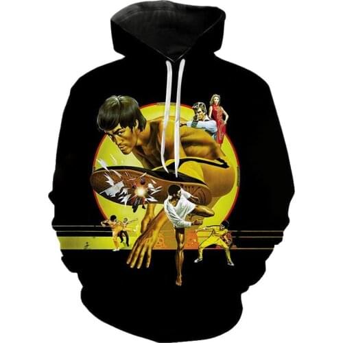 2020 New Bruce Lee 3D Printed Hoodies Men Women Children Sweatshirts Pullover Streetwear Boy Girl Kids Fashion Casual Tops