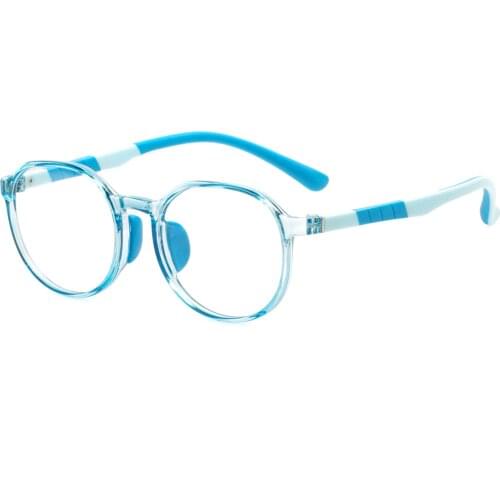 Transparent TR90 Kids Glasses Lightweight Round Small Children Spectacles Frame For Prescription Lenses Myopia Presbyopia Lens