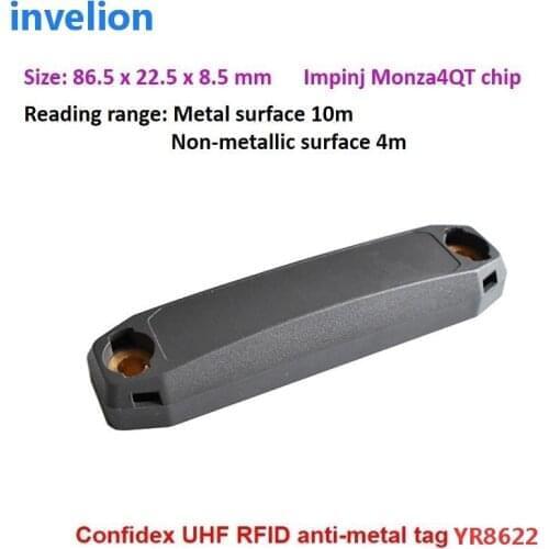 Low cost epc gen2 uhf rfid tag confidex impinj monza 4QT chip EU and US band anti metal electronic rfid tag uhf for tools metal