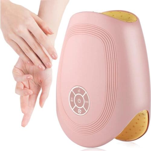 Manual Electric Palm Finger Massager Wireless Heating Pressing Massager For Arthritis Carpal Tunnel Thermal Massage Device