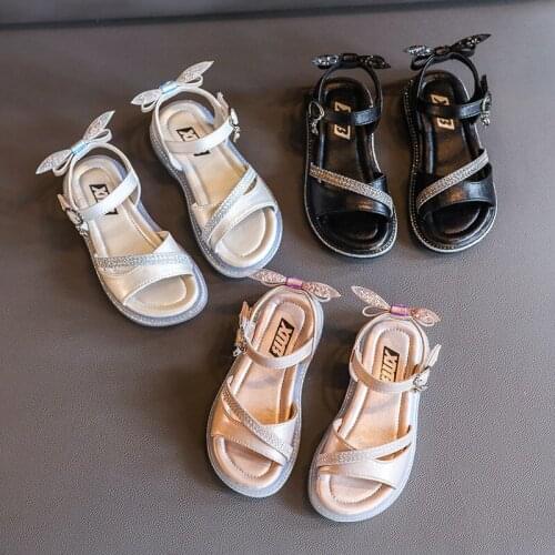 Girls' Sandals Summer New Childrens Soft Soled Breathable Beach Shoes Kids Shoes for Girl Sandals