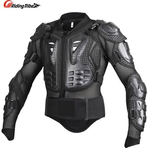 Motorcycle Protective Armor Jacket Rider Full Body Guards Shirt Jacket Back Shoulder Chest Spine Column Protector Gear HX-P14