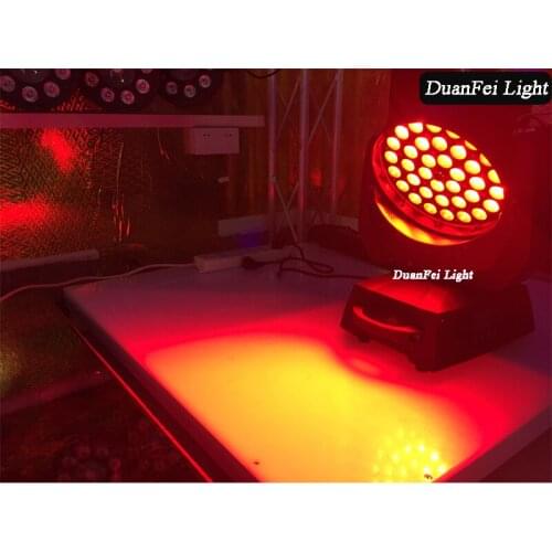 10PCS/Lot Testa Mobile Led Rgbwa 36x15 Zoom Lighting Dmx Moving Head Wash Lyre