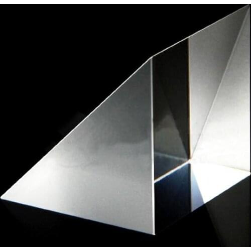 10x10x10mm Optical Glass Triangular Right Angle K9 Prisms Lens Medicine