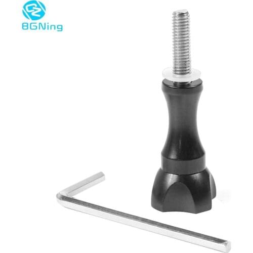 BGNing Aluminum M5 Screw Accessories Thumb Knob Metal Bolt Nut Long Screws For Gopro Hero 5 6 7 8 XiaoYi 4K SJCAM Action Camera