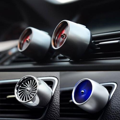 Creative Car Air Conditioner Outlet Perfume Air Force Engine Shape Air Freshener Propeller Design Car Perfume Decor Car Diffuser