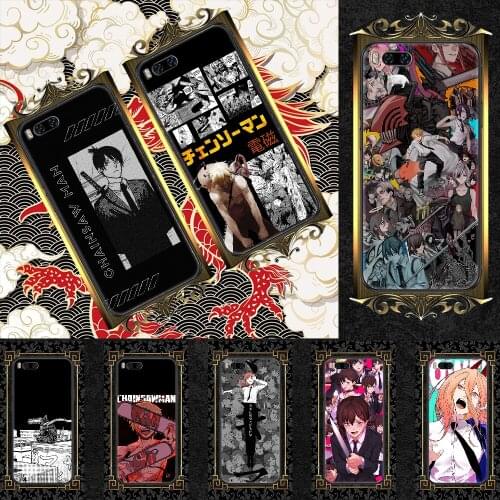 Chainsaw Man Makima Power Phone case For Xiaomi Mi Max Note 3 A2 A3 8 9 9T 10 Lite Pro Ultra black painting hoesjes 3D shell