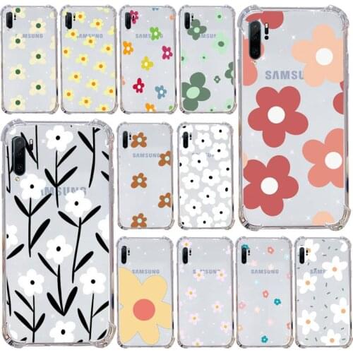 Flowers pink design painting Phone Case Samsung s9 s10 s20 Huawei honor P20 P30 P40 xiaomi note mi 8 9 pro lite plus mobile bags
