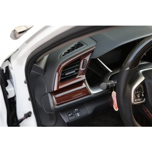 For 2016-2019 Honda 10Gen Civic Peach wood frame Radio Audio Panel Dash Mount Trim Refitting Kit Fascia Face Surround Frame