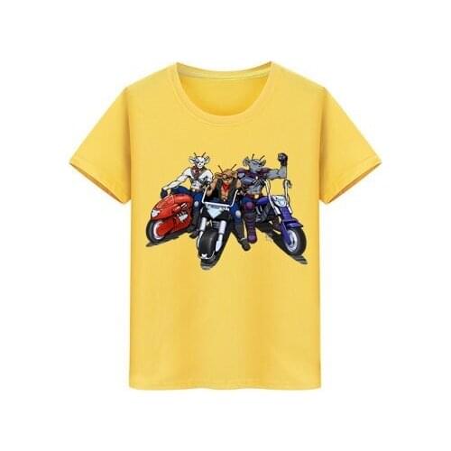 Boy Girl cotton Tshirts funny Anime top tee kid Skateboard sport Teeshirts Moto Tv Show T-shirt Biker Mice From T Shirt