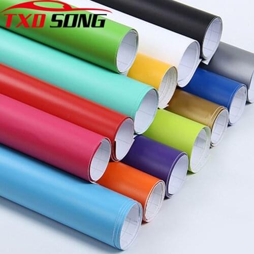10/20/30/40/50x152CM Matt Car body vinyl sticker Matte vinyl film Matt car wrapping Sticker with strong flexible Free ship