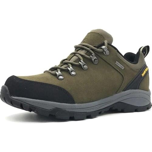 Hiking Shoes Men Cattlehide Breathable Waterproof Anti-skid Sneakers Outdoor Camping Climbing Trekking Travel Sports Shoes