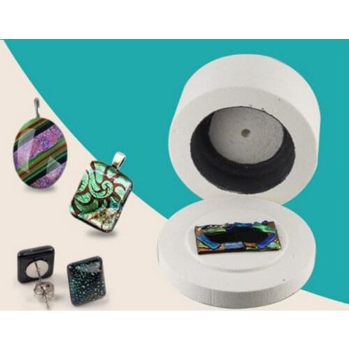 Hot Product novelty small microwave kiln melting glass in a microwave kiln & small glass jewelry making tools