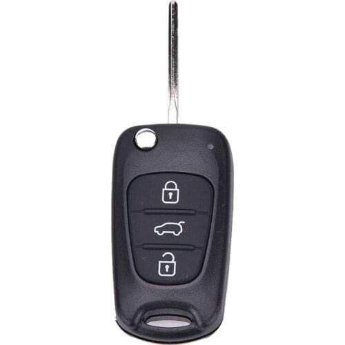 New Remote Folding Key Shell Case 3 Buttons Fob for Hyundai I20 I30 IX35 I35