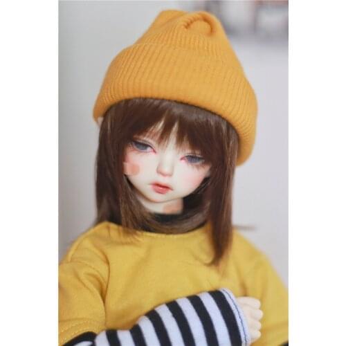 BJD doll wig suitable for 1-3 1-4 1-6 size fashion all-match bangs face repair wig doll accessories