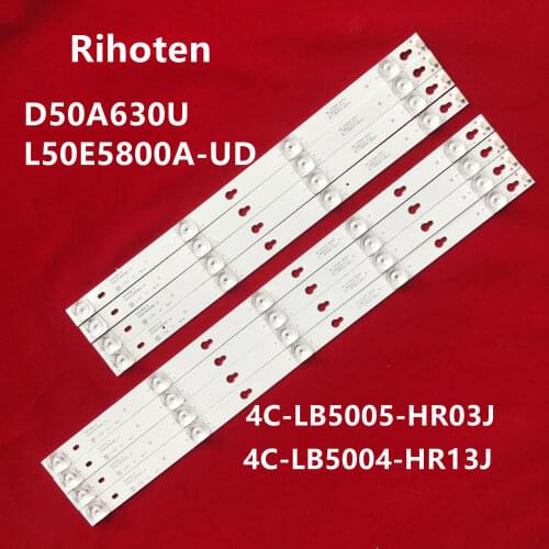 8 pcs for 4C-LB5005-HR03J 4c-lb5004 tcl lcd backlight strip d50a630u L50E5800A-UD
