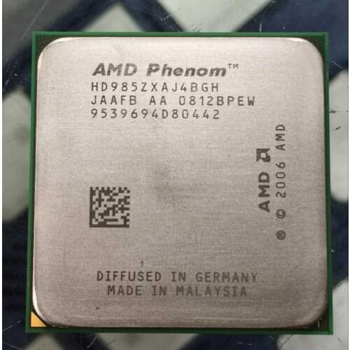 AMD CPU Phenom X4 9850 processor 2.5G K10 Socket AM2+/ 940 Pin /Dual-CORE / 2MB L3 Cache/(working 100% Free Shipping)