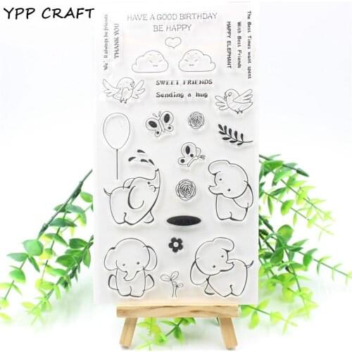 YPP CRAFT Sweet Friends Transparent Clear Silicone Stamp/Seal for DIY scrapbooking/photo album Decorative clear stamp sheets 267