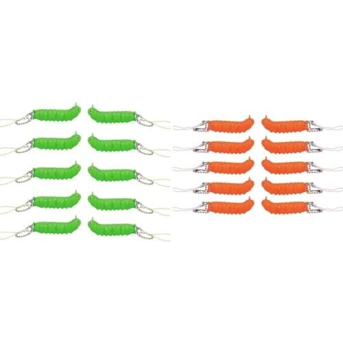 28EC Anti Pressure Popper Bubble Keychain Caterpillar Mini Bag Pendant for Kids’ Gift