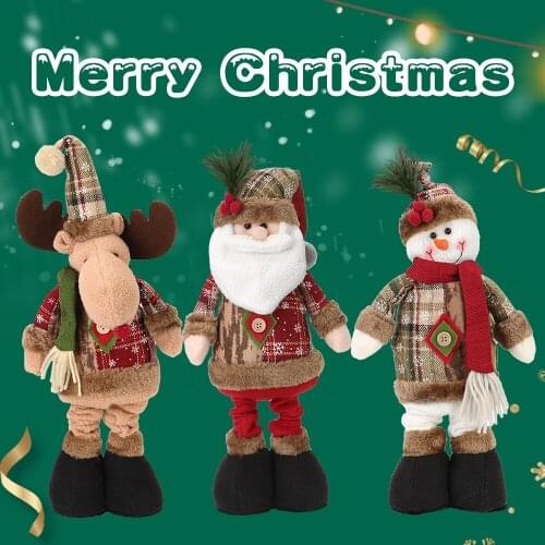 HILIFE Merry Christmas Xmas Noel Happy New Year 2021 Christmas Dolls Pendants Gift Tree Ornaments Hanging Doll Christmas