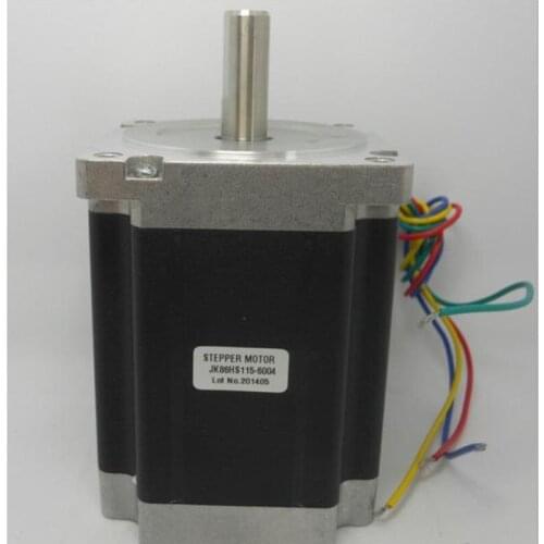 1pcs Nema34 Stepper Motor 86HS115-6004 8.7N.m 6A Nema 34 motor 1240 Oz-in for CNC engraving machine high torque 3d print