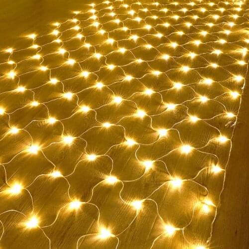 110V/220V 10M x 8M LED Net Garland Hanging Lights Decoration Mesh String Fairy Lights Wedding Party Holiday Lighting Outdoor