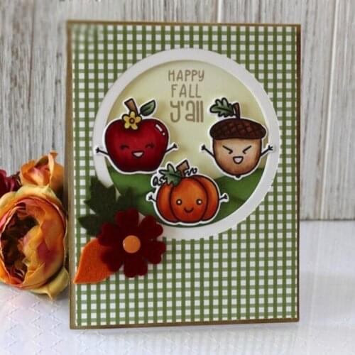 Adorable Nut Clear Stamps Set Seal for DIY Scrapbooking Album DIY Craft Decor Transparent Stempels Silicone New