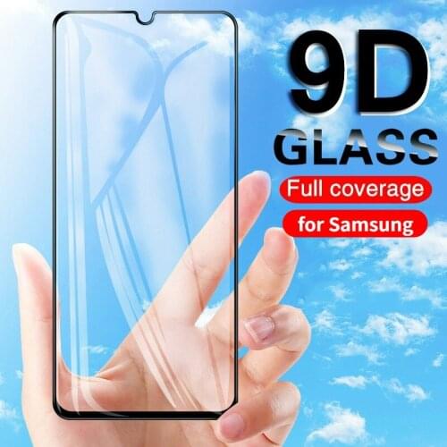 Protective Glass For Samsung Galaxy A51 A71 A50 A70 A30 A20 A10 A21 A41 A40 A70s Tempered Glass 9D Screen Protector Full Cover