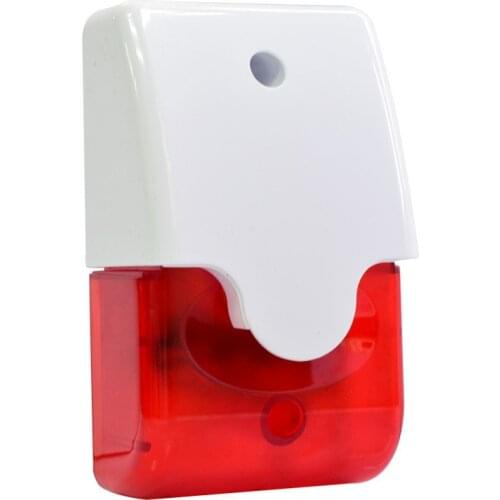 Sound and light alarm, shop home wired sound and light alarm, 103 speakers 12V anti-theft speaker, security alarm
