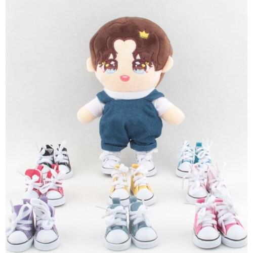 1/6 BJD Doll Accessories Doll Shoes 5cm High Top Canvas BJD Fashion Candy Color Sneakers Toys For Girls Fashion Shoes For Dolls