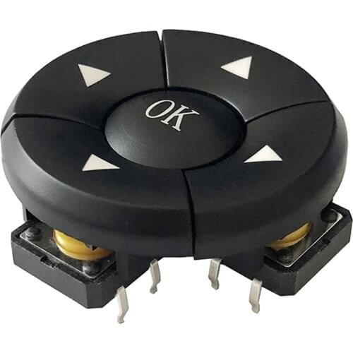 1set Home Durable Instruments Impact Resistant ABS 5 Way Direction Combination DIP Switch Office With Cap Button Control Indoor